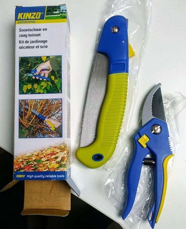 Kinzo - kit de jardinage ( sécateur + Scie ), Jardin & Terrasse, Sécateurs, Enlèvement ou Envoi, Neuf, Kinzo