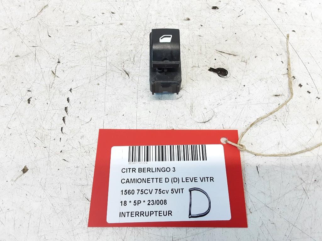 COMMUTATEUR Citroën Berlingo (01-2008/04-2021) (98016307ZD), Autos : Pièces & Accessoires, Citroën, Mevr. I. Hauben, Utilisé, Rue de l'Espoir 34 34
4030  GRIVEGNÉE, BE