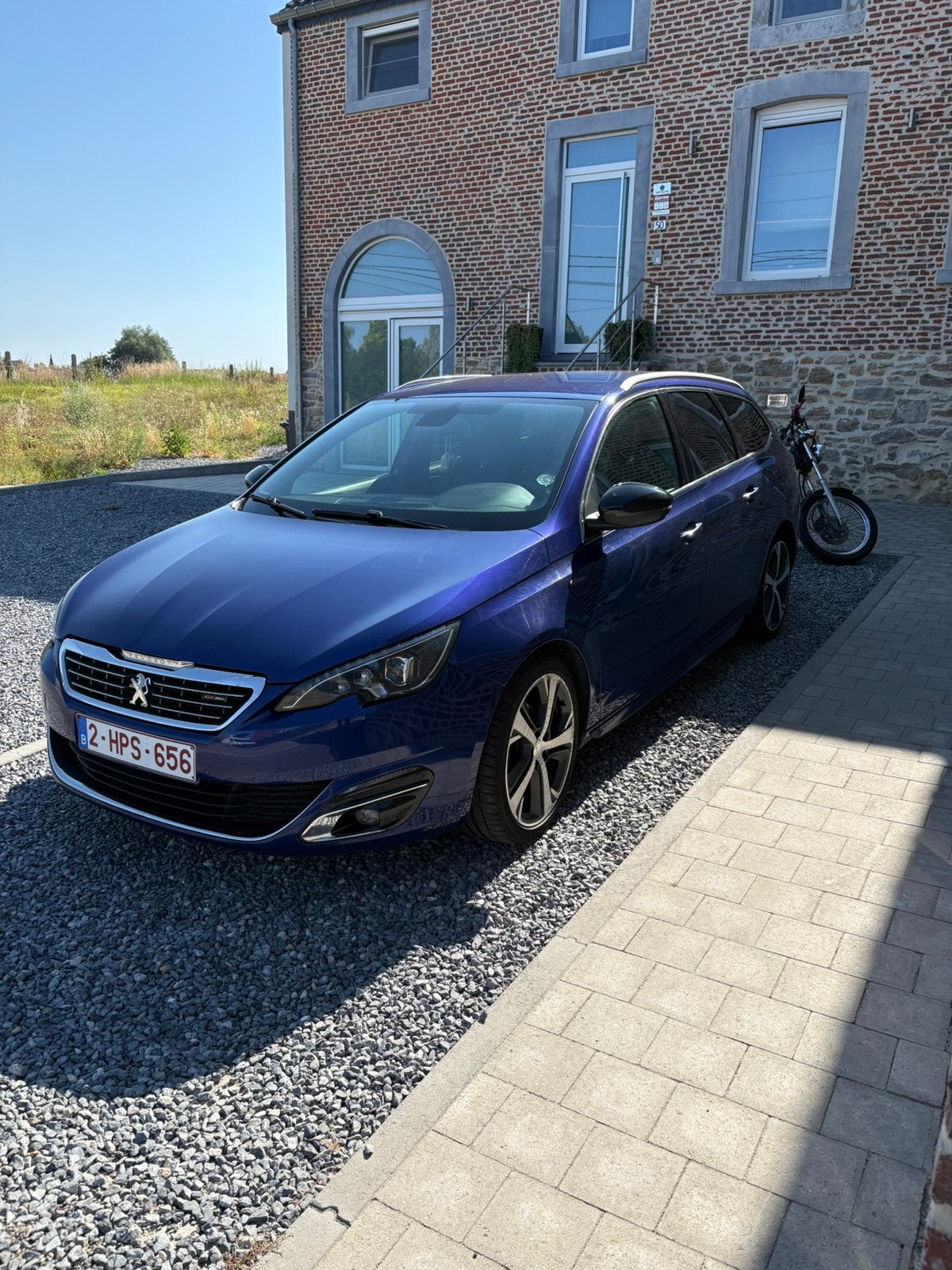Peugeot 308, Voorwielaandrijving, Blauw, Leder, 5 deurs