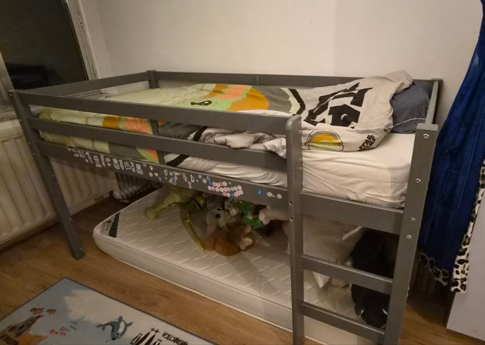 lit enfant surélevé 90x200 Jysk, Enlèvement