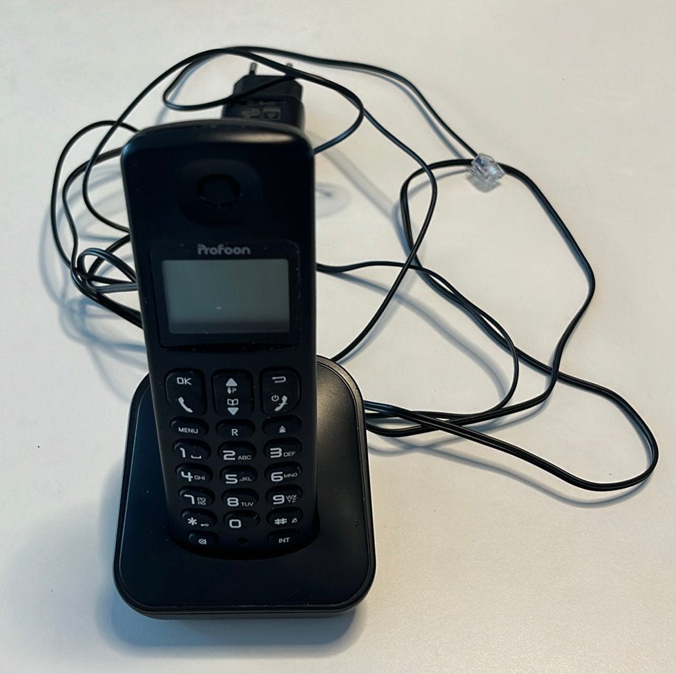 Draadloze vaste telefoon met oplader profoon, Enlèvement ou Envoi