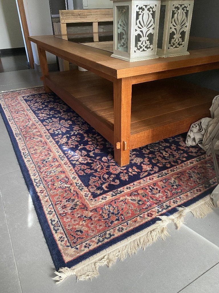 Houten salontafel, Ophalen, Gebruikt, 100 tot 150 cm, 50 tot 100 cm