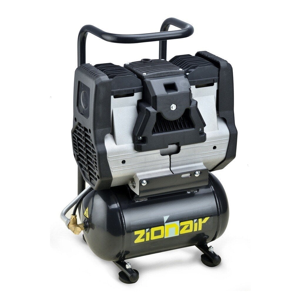 Silent compressor 0,56kW 230V 8 bar 6L tank, Verzenden