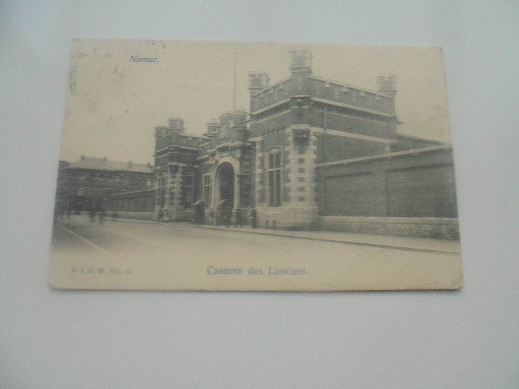 namur - caserne des lanciers, Collections, Envoi, Avant 1920, Affranchie, Namur