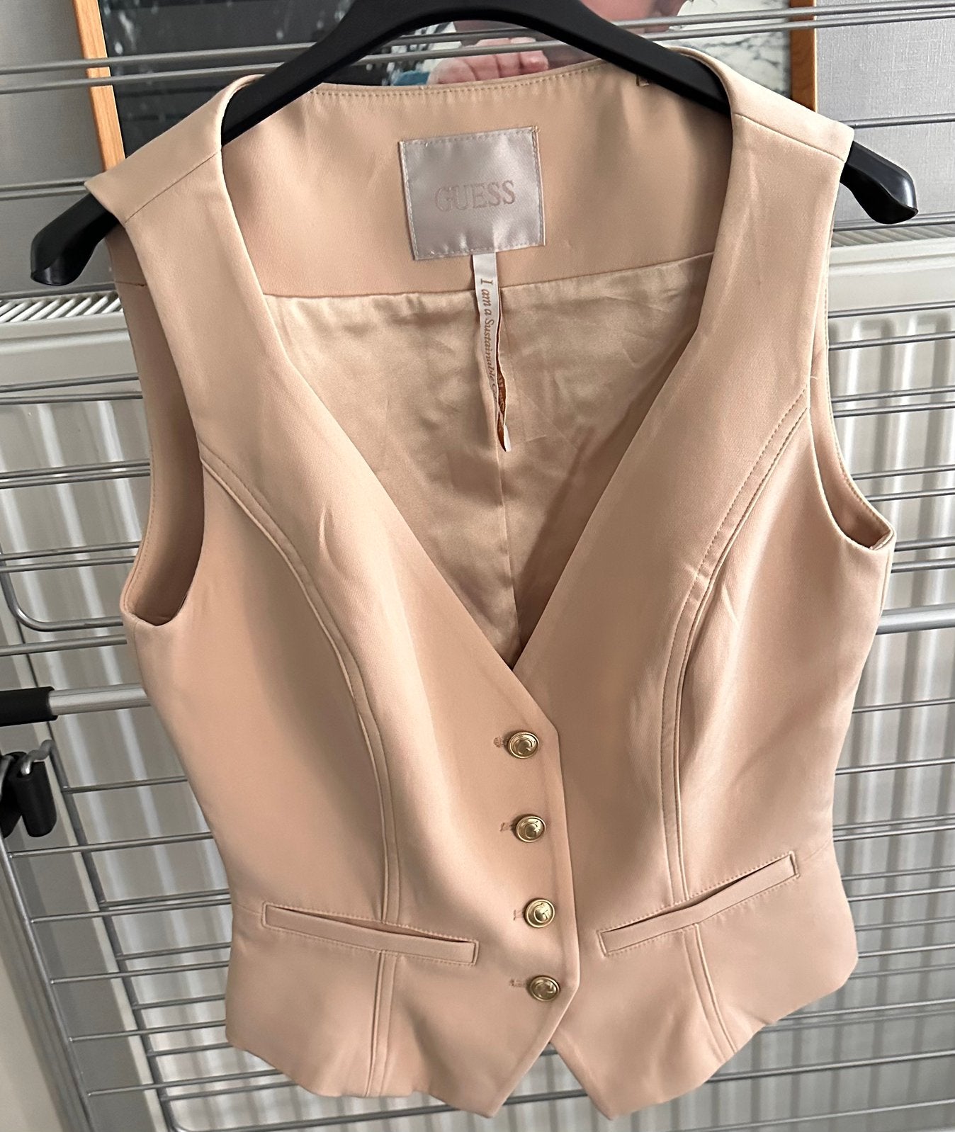 Beige Blazer Geuss Nieuw, Kleding | Dames, Ophalen, Nieuw, Maat 34 (XS) of kleiner, Beige