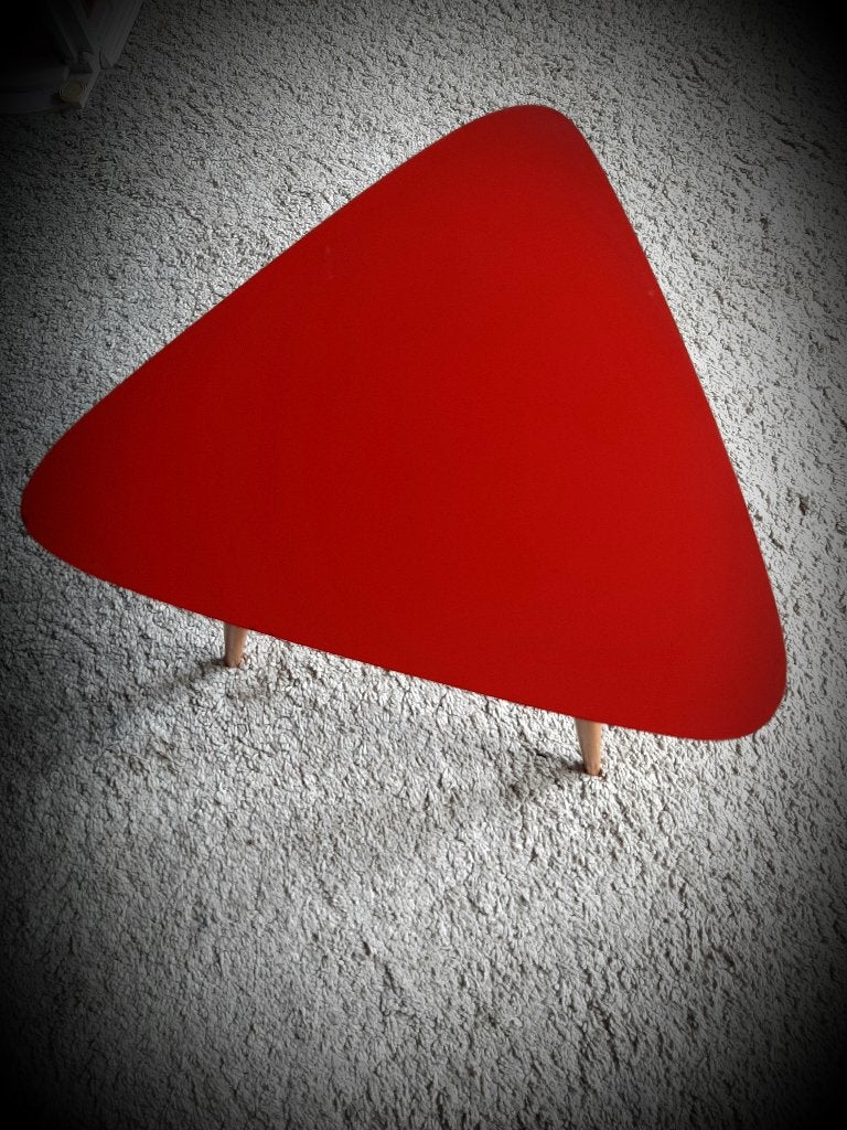 Vintage formica bijzettafeltje Ateliers Braun-Fortuna, Antiek en Kunst, Ophalen