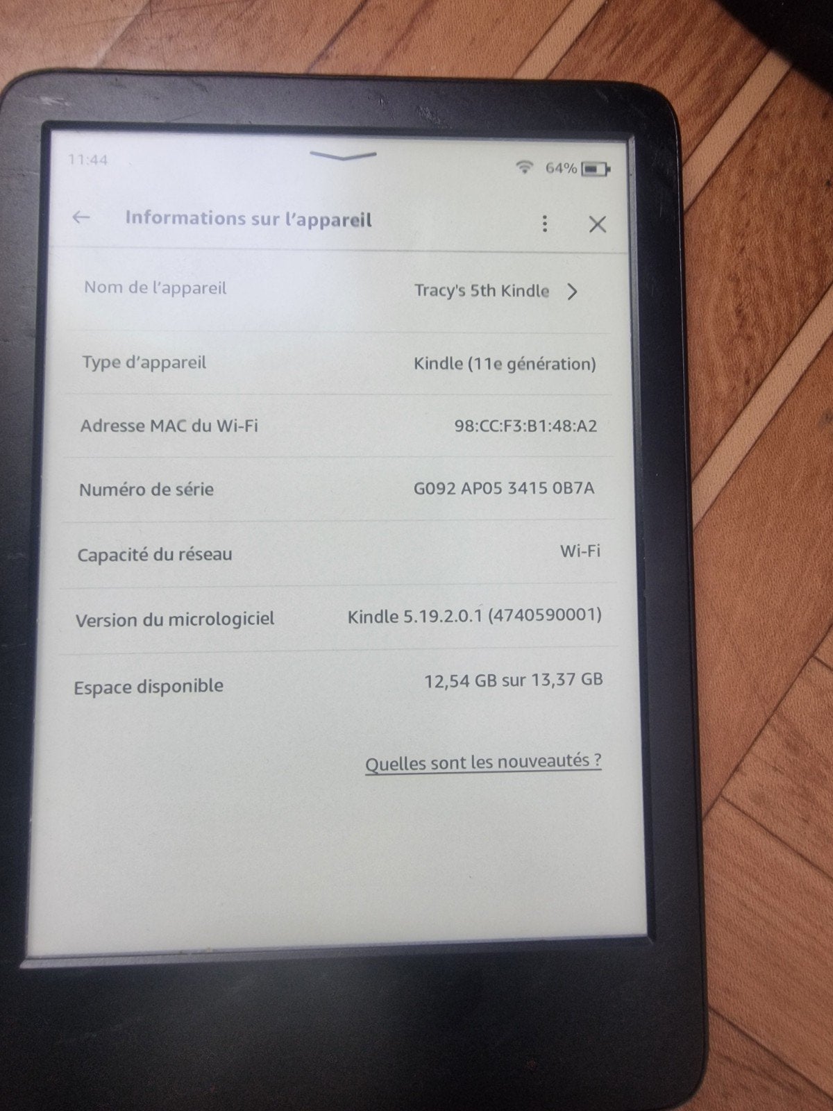 Liseuse Amazon Kindle 11e génération (2022) - 16 Go -, Enlèvement ou Envoi