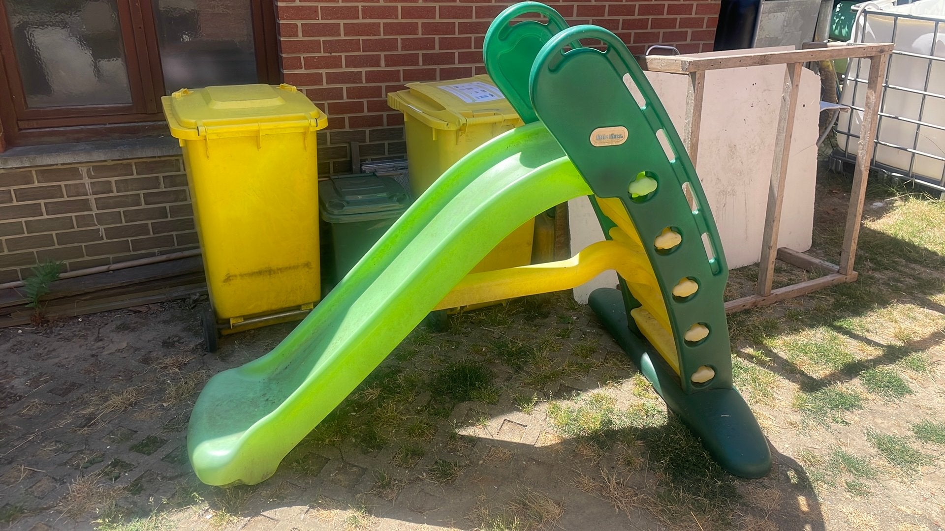 Toboggan en plastic, Enfants & Bébés, Jouets | Extérieur | Aires de jeux, Enlèvement, Utilisé, Toboggan