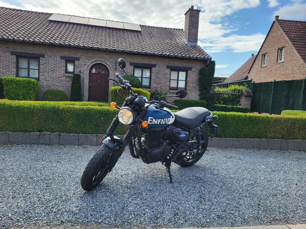 Royal Enfield HNTR 350 Bleu Rebel, 350 cm³, Entreprise, Occasion, Permis Moto A2 minimum