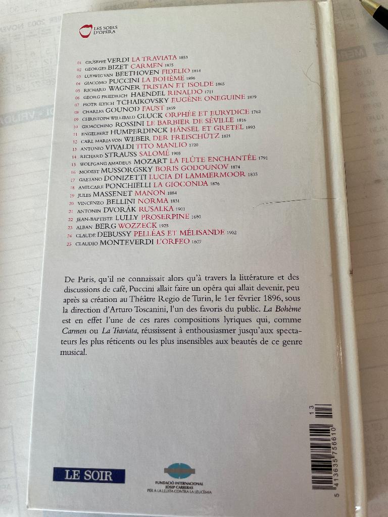 CD Opéra La Bohème Puccini, Du modernisme à nos jours, Enlèvement ou Envoi, Autres formats, Comme neuf