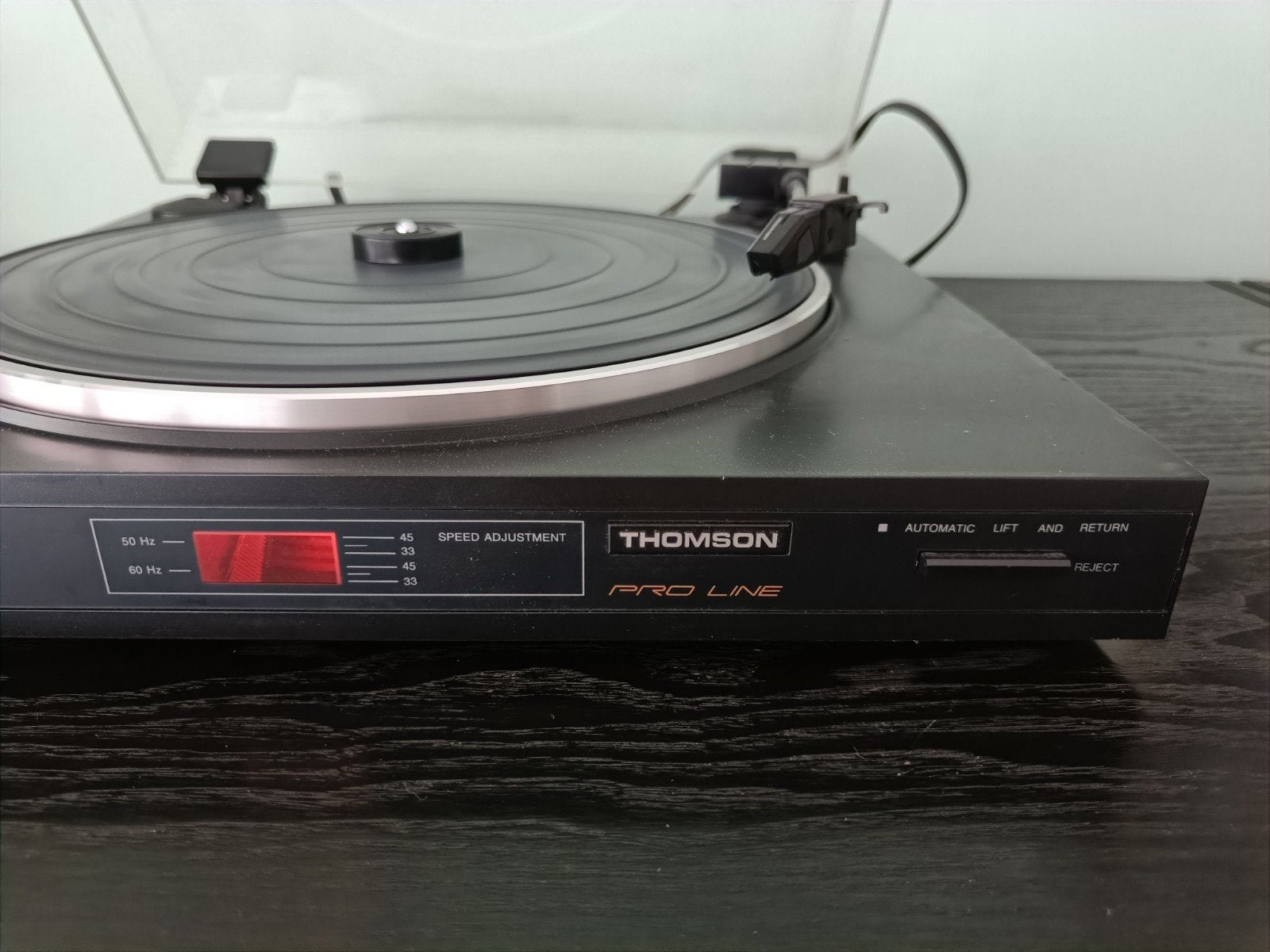 Platenspeler Thomson Pro Line, Ophalen, Platenspeler