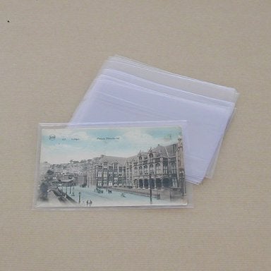 100 bescherm-/insteekhoesjes voor oude postkaarten, Verzamelen, Postkaarten | Themakaarten, Ophalen of Verzenden