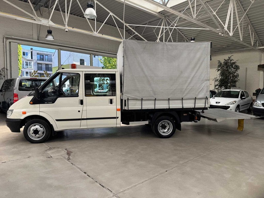 2006 Ford Transit - !74.000km! - Dubbele Cabine - Open Laadb, Auto's, Bestelwagens en Lichte vracht, Gebruikt, Bedrijf, Te koop