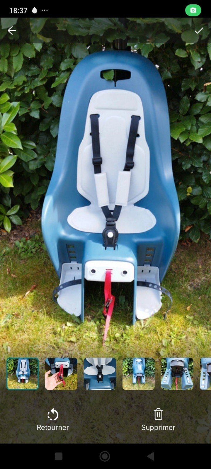 Siège enfant bébé vélo Btwin, Vélos & Vélomoteurs, Accessoires vélo | Sièges de vélo, Enlèvement