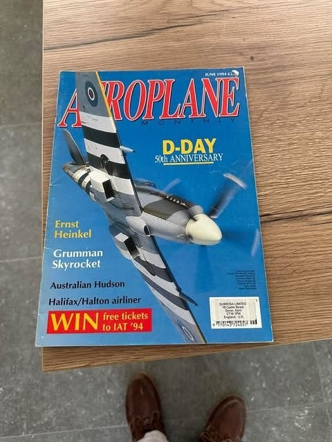 Aeroplane june 1994 D Day 50th anniversary, Ophalen of Verzenden, 1980 tot heden, Tijdschrift