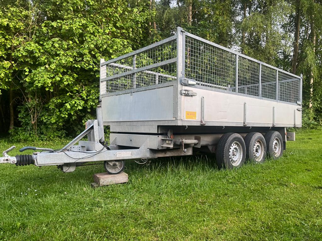 3 asser 3.5 tons, Auto diversen, Aanhangers en Bagagewagens, Ophalen, Zo goed als nieuw