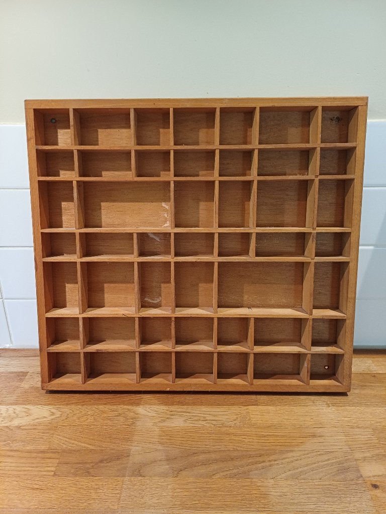 charmante houten letterbak, Antiek en Kunst, Curiosa en Brocante, Ophalen