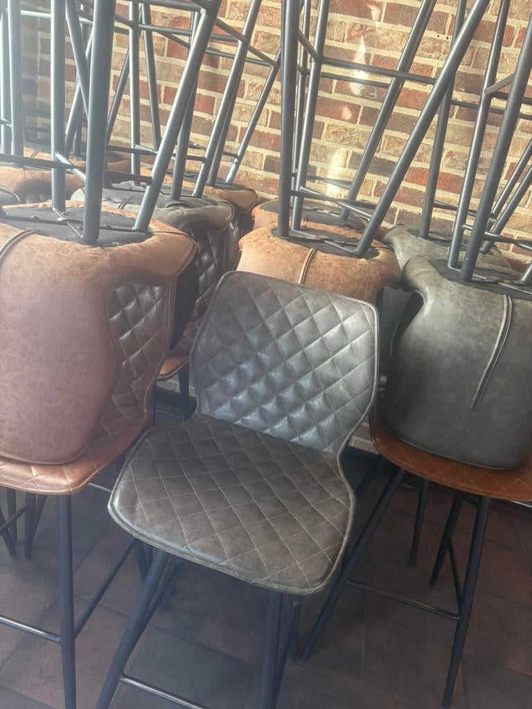 Hoge tafels & stoelen horeca, Maison & Meubles, Chaises, Enlèvement, Comme neuf