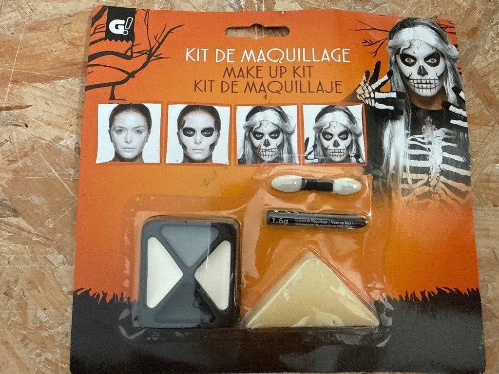 Make up kit Halloween skelet, Kinderen en Baby's, Ophalen, Nieuw, 170 of groter, Jongen of Meisje