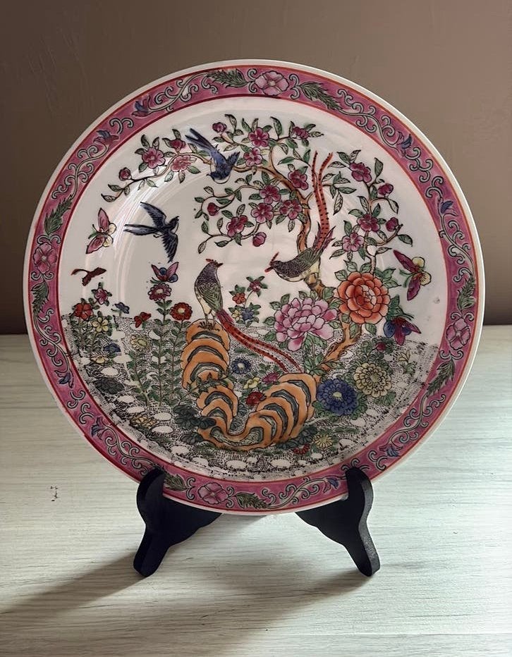 Chinoise Famille Rose Macau, années 1960/1970 Standard, Antiquités & Art, Enlèvement ou Envoi