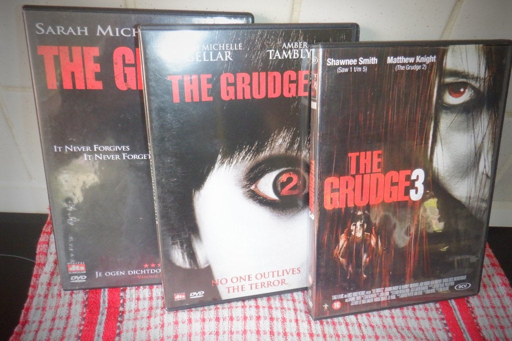 DVD Trilogy The Grudge.(3DVD'S), Cd's en Dvd's, Vanaf 16 jaar, Verzenden, Zo goed als nieuw, Gore