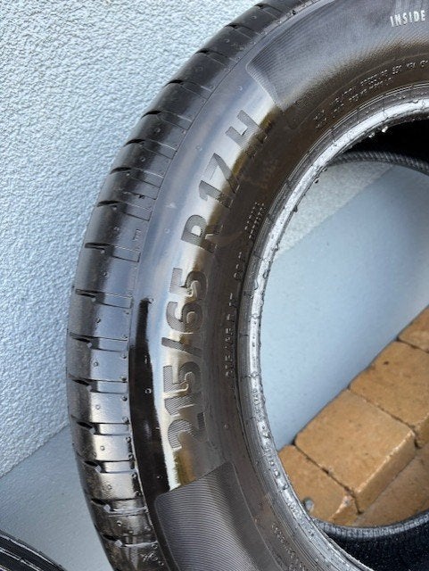 2 Continental Ecocontact 6 zomerbanden in goede staat, Auto-onderdelen, Banden en Velgen, Band(en), Zomerbanden, 17 inch, 215 mm