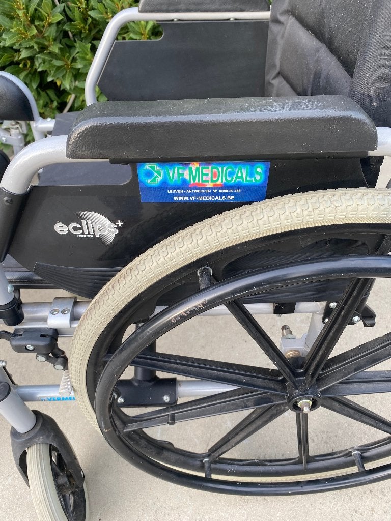 Inklapbare rolstoel Vermeiren Eclips +, Divers, Enlèvement, Pliant, Utilisé, Fauteuil roulant à pousser