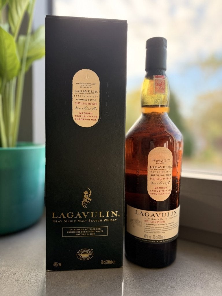 Lagavulin 1995 Friends of the Classic Malts 12 Years 70cl, Ophalen of Verzenden, Nieuw, Overige typen