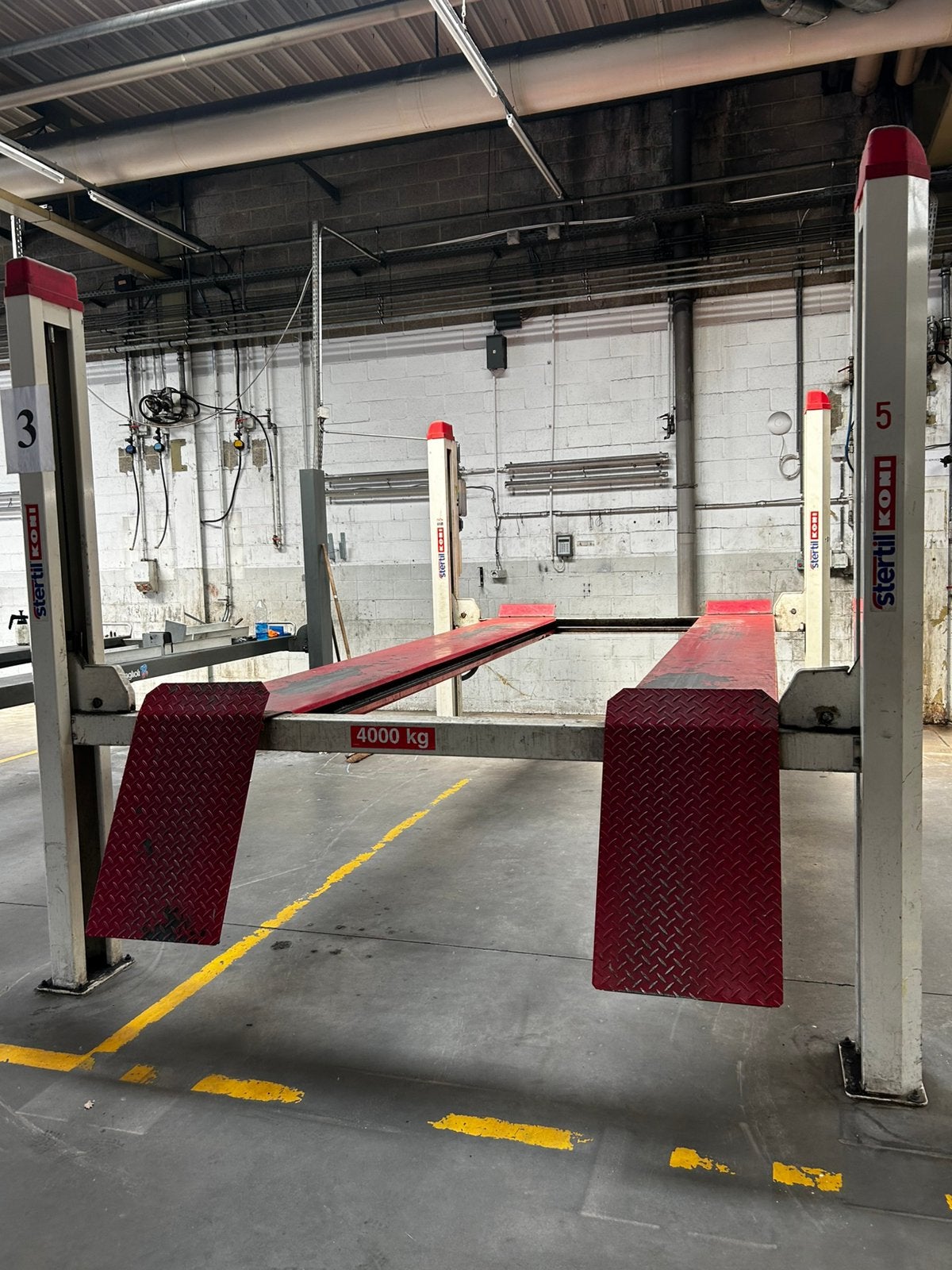 pont élévateur 4 collon 3.2 t parfait eta 0494 43 17 25, Enlèvement ou Envoi, Comme neuf