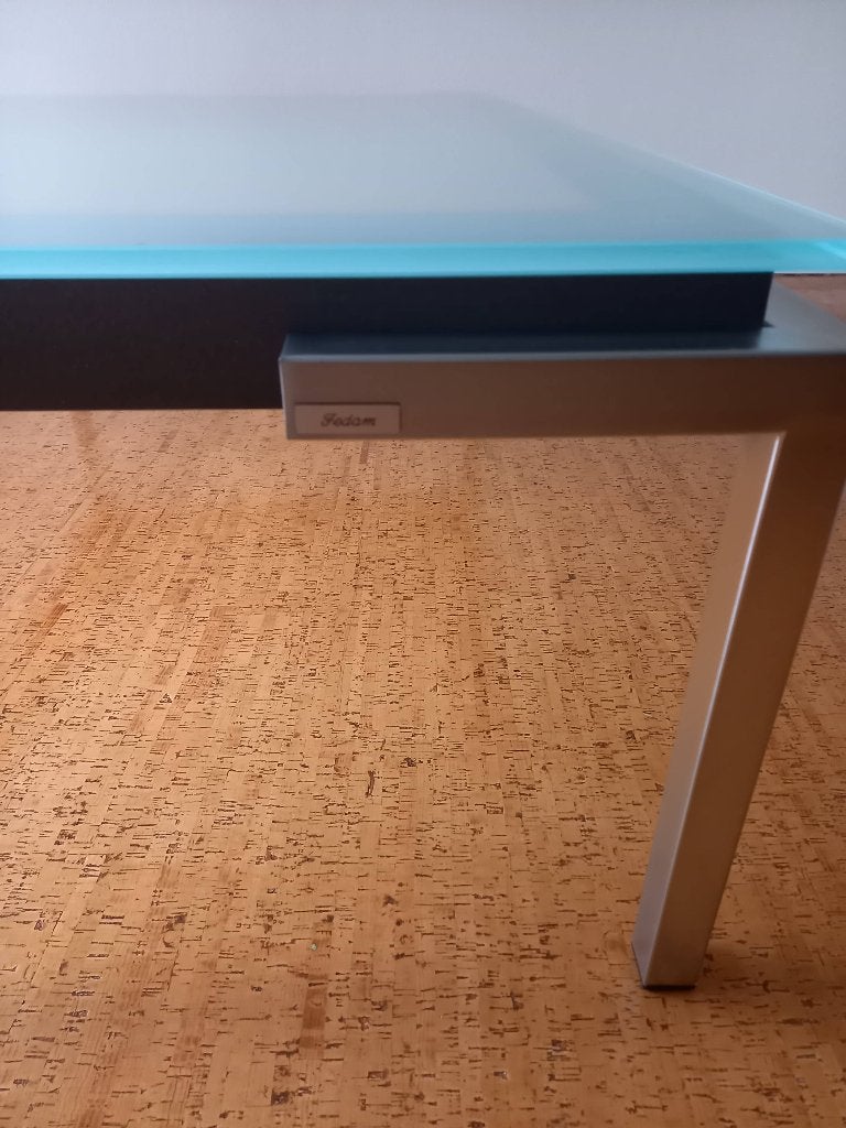 Salontafel, Ophalen, Gebruikt, 100 tot 150 cm, Glas
