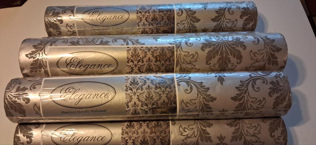 6 rollen behangpapier Elegance, Maison & Meubles, Ameublement | Papier peint, Enlèvement