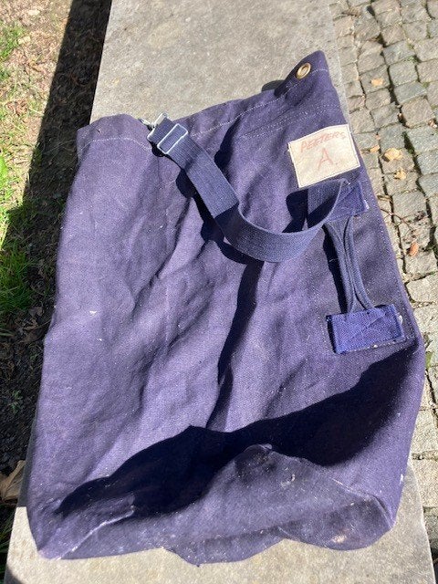 KITBAG PLUNJEZAK BELGISCH LEGER ABL ZEEMACHT MARINE. '70'S, Verzamelen, Ophalen of Verzenden, Marine, Kleding of Schoenen