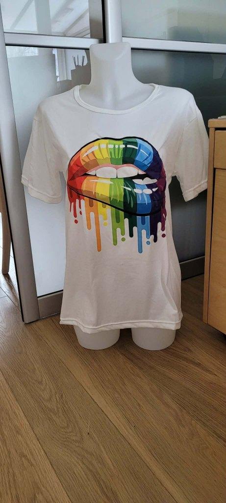 Set van 6 uniseks LGBT-T-shirts, Ophalen of Verzenden, Nieuw, Maat 56/58 (XL), Wit