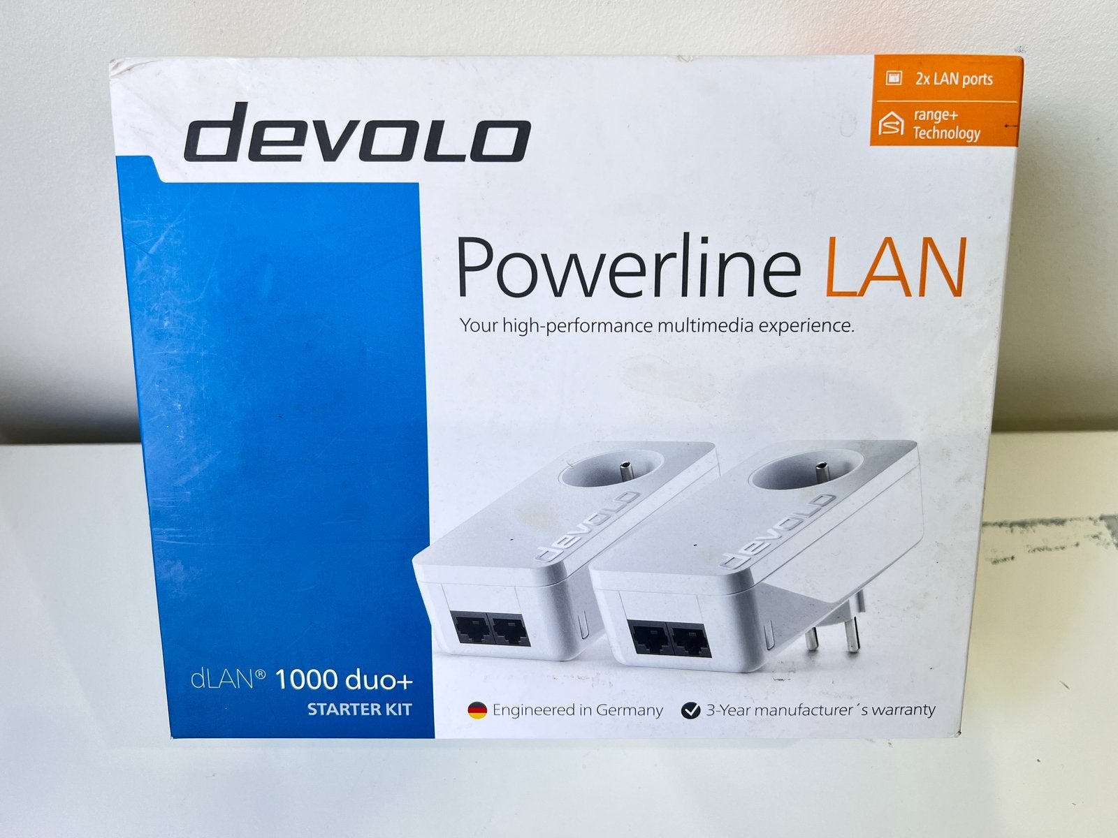 DEVOLO CPL PLC 1000 DUO+/STARTERKIT MET 2 CPL - NIEUW, Computers en Software, Ophalen of Verzenden, Zo goed als nieuw