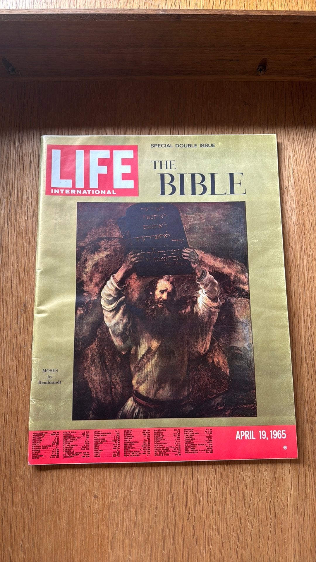 Magazine LIFE - the bible, Livres, Journaux & Revues, Enlèvement ou Envoi, Comme neuf