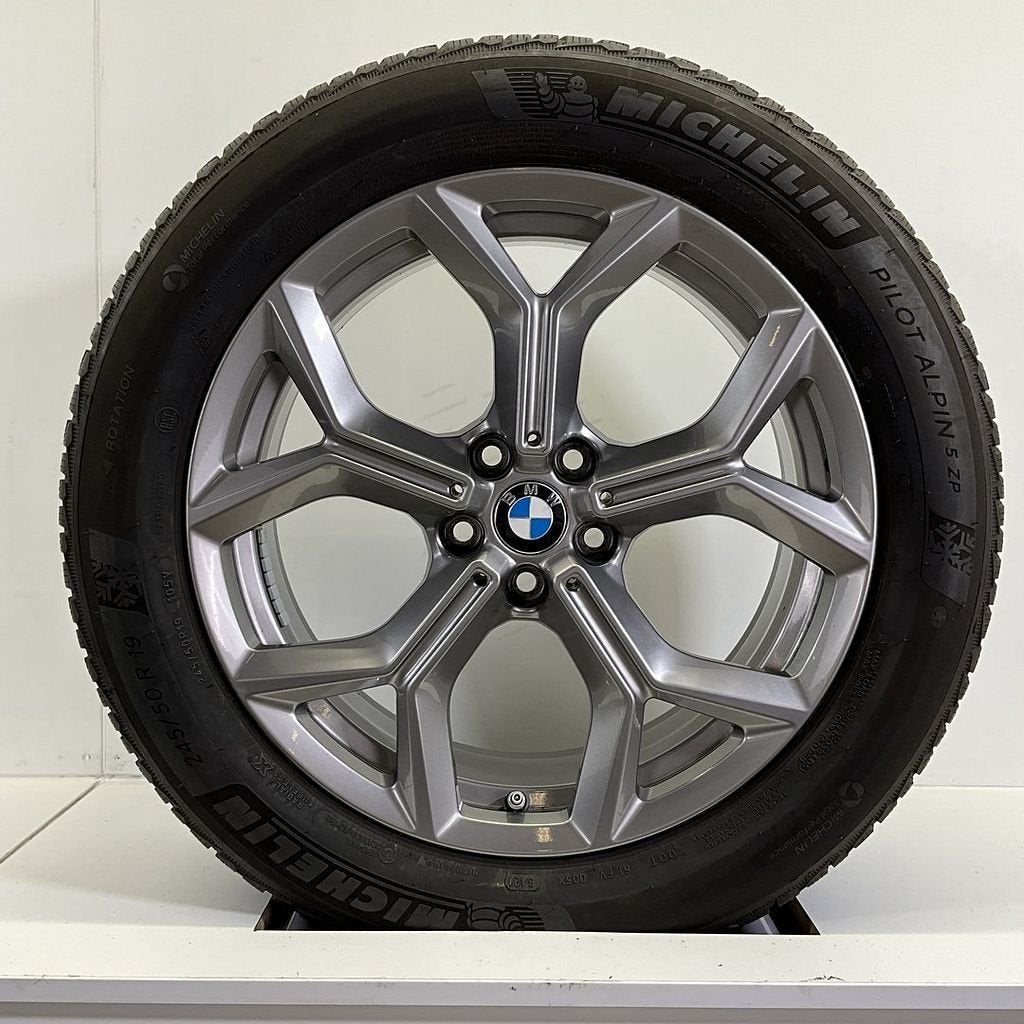 BMW X3 G01 X4 G02 SET VELGEN + WINTERBANDEN 19 INCH ORIG. 69, Pneus et Jantes, Véhicule de tourisme, -, 19 pouces