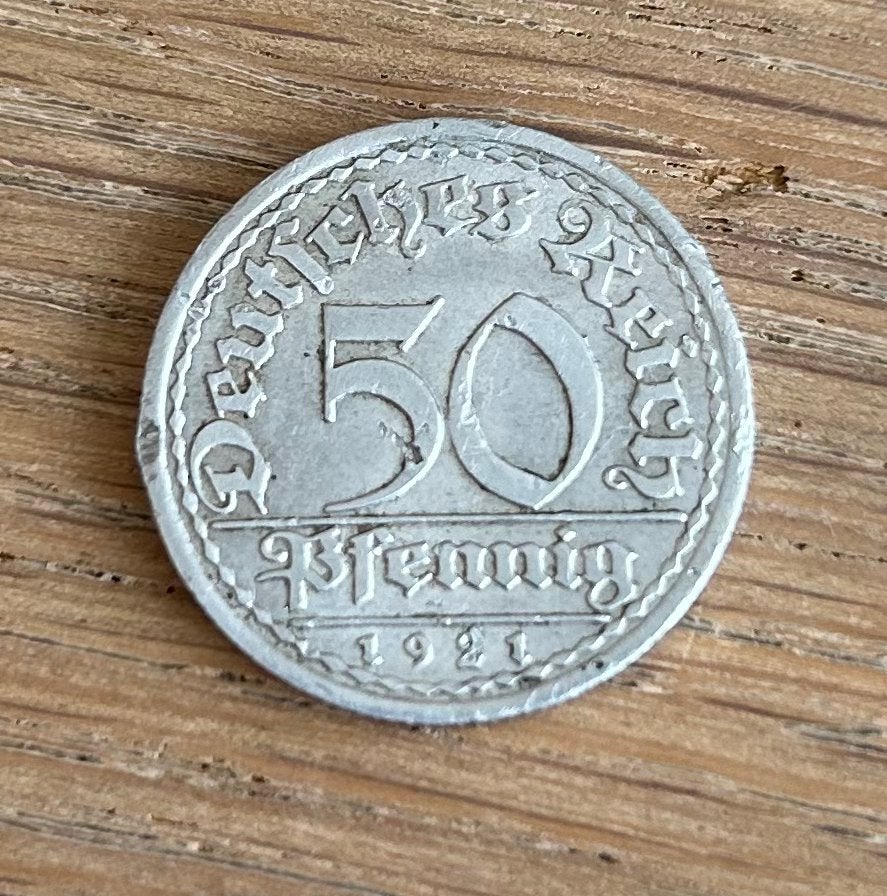 50 Pfenning 1921, Postzegels en Munten, Ophalen