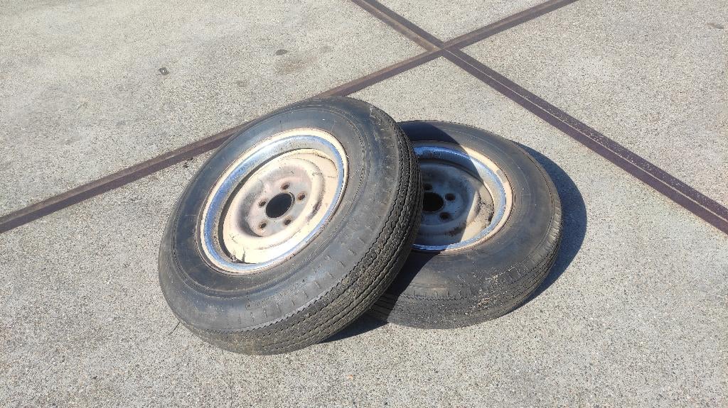 Stalen velgen en naven voor Daimler V8 250 / Jaguar Mk2, Ophalen, Gebruikt, Jaguar