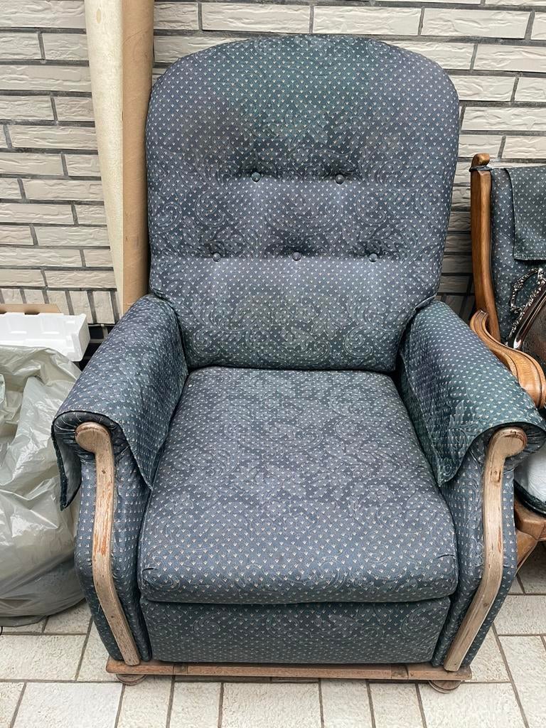 Zetel, Huis en Inrichting, Fauteuils, Ophalen, Gebruikt, Stof