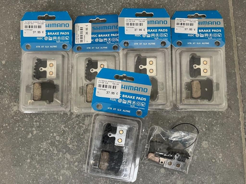 Shimano XTR/XT schijfremblokken F03C - METAL, Fietsen en Brommers, Ophalen of Verzenden, Nieuw, Shimano xt