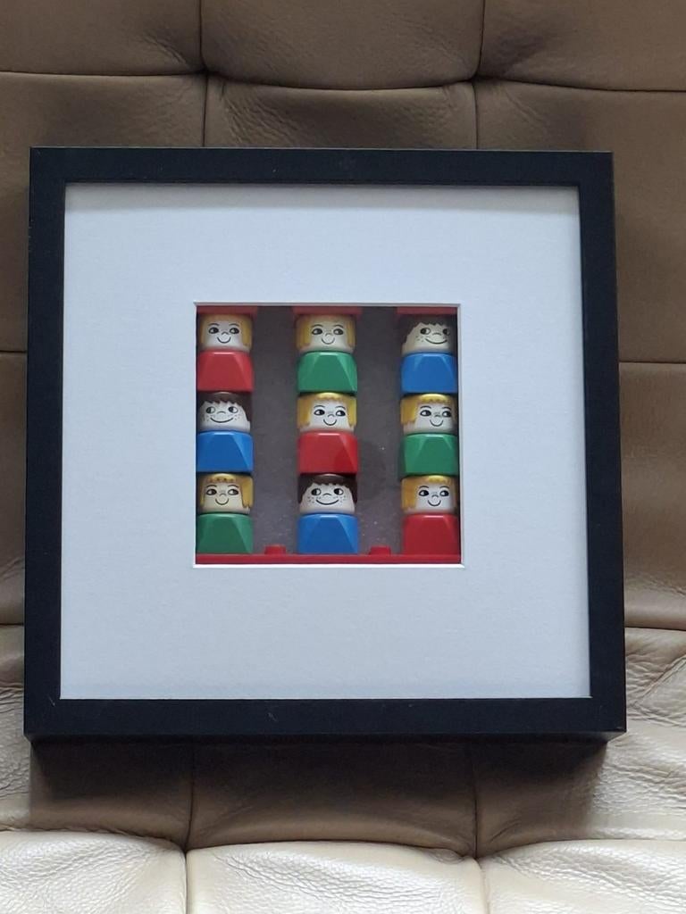 Kader met vintage lego minifiguren, Kinderen en Baby's, Speelgoed | Duplo en Lego, Ophalen of Verzenden, Lego