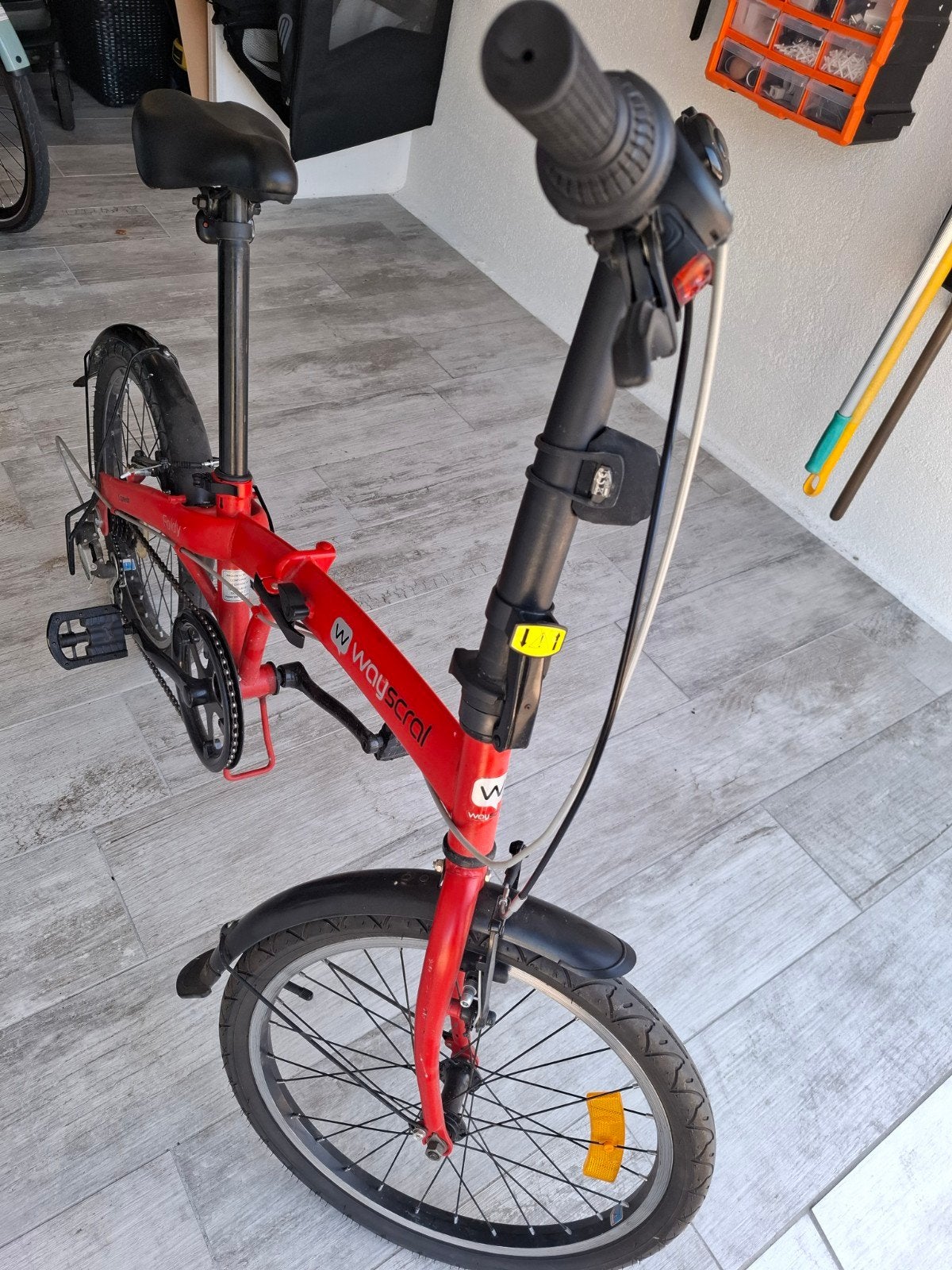 vouwfiets, Fietsen en Brommers, Ophalen, Gebruikt, Totaal opvouwbaar