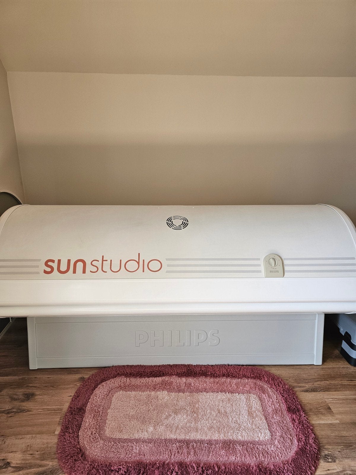 Lit de bronzage Philips avec double ventilation, Electroménager, Solarium, Banc solaire & Bronzage facial, Enlèvement, Comme neuf