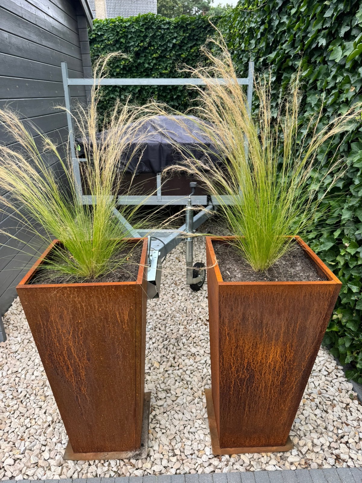 Plantenbakken cortenstaal look, Tuin en Terras, Ophalen, Nieuw