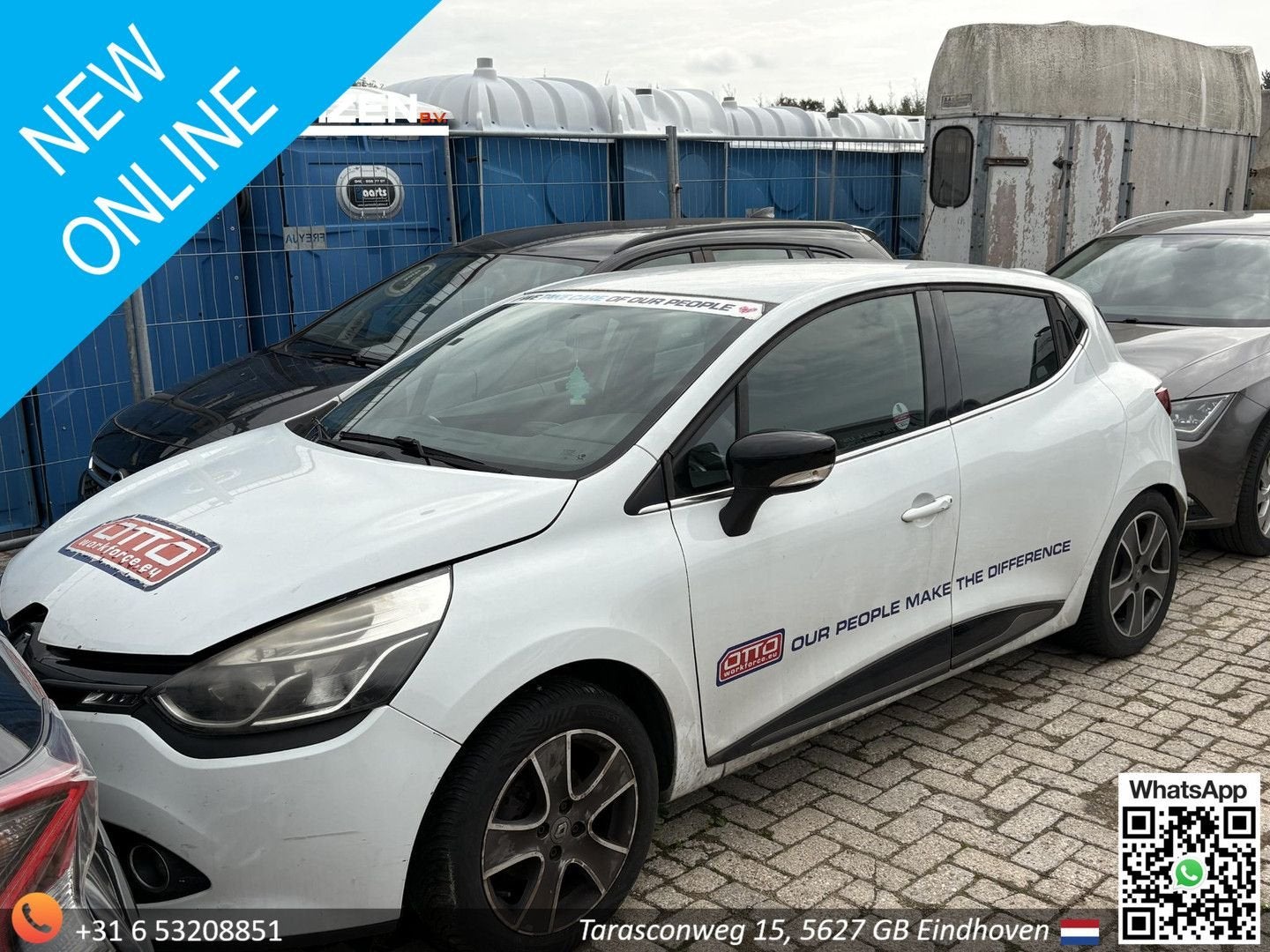 Renault Clio 1.5 dCi ECO Night&Day | LET OP MOTOR DEFECT! |, Auto's, Wit, Bedrijf, 82 g/km, Electronic Stability Program (ESP)
