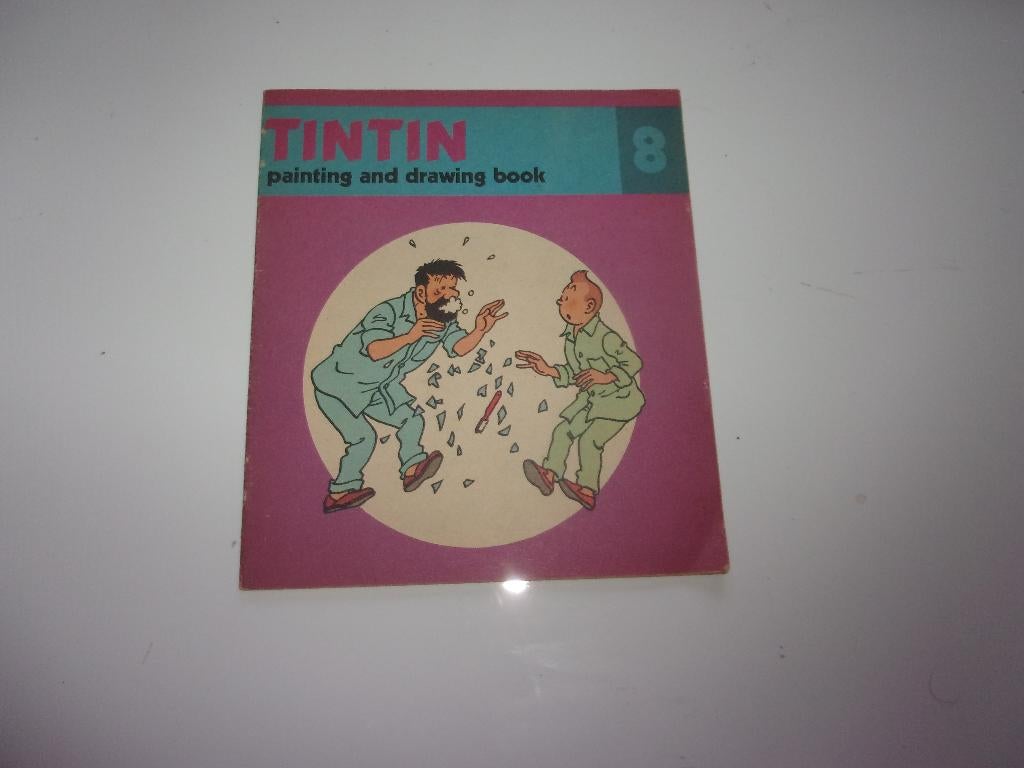 bd tintin cahier de coloriage painting and drawing, Ophalen