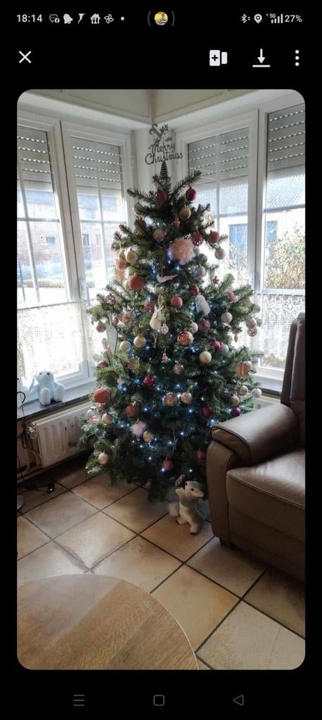 Sapin de Noël - complet, Maison & Meubles, Enlèvement