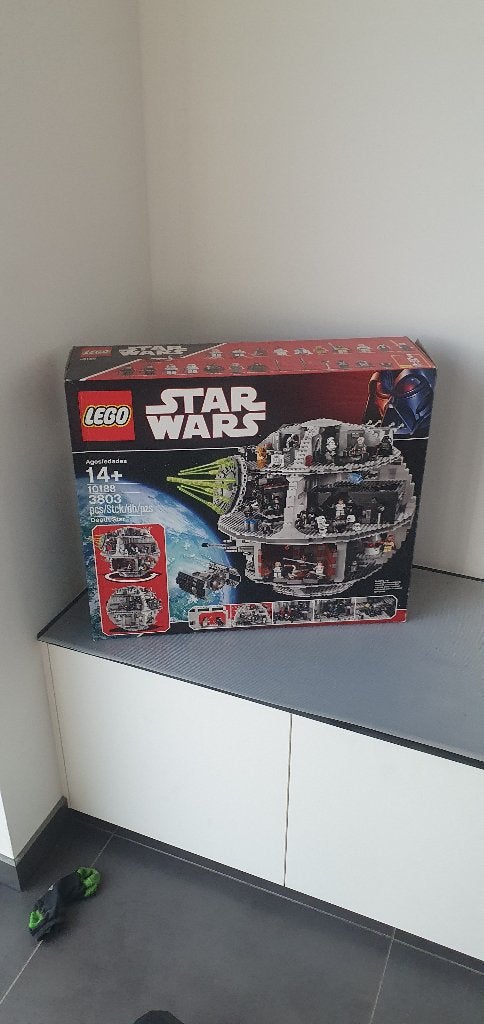LEGO 10188 Star Wars Death Star, Lego, Ensemble complet, Comme neuf, Pièces supplémentaires incluses