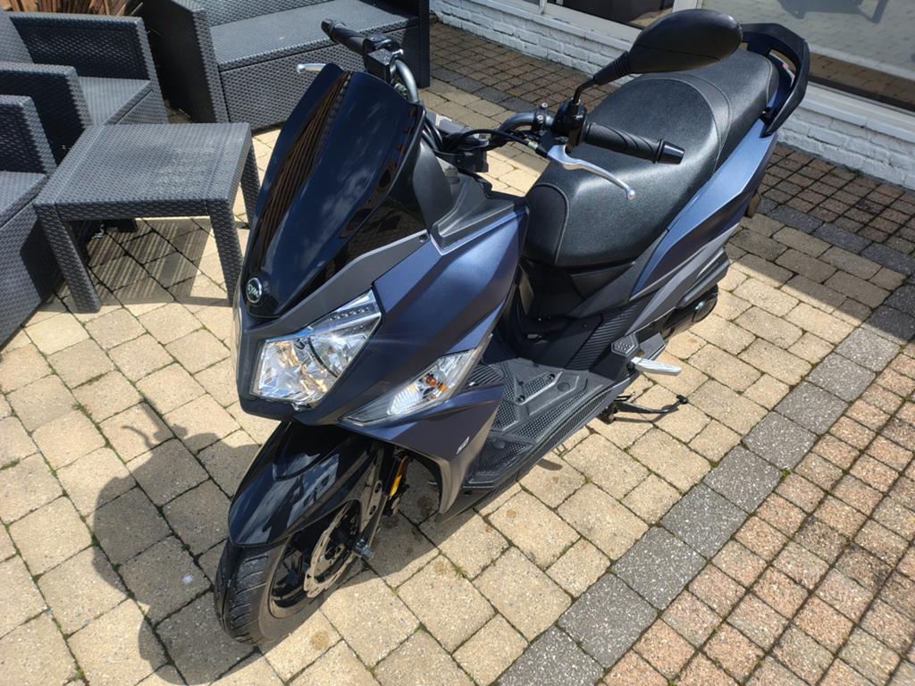 Sym jet14 klasse A euro5 8150km, Ophalen
