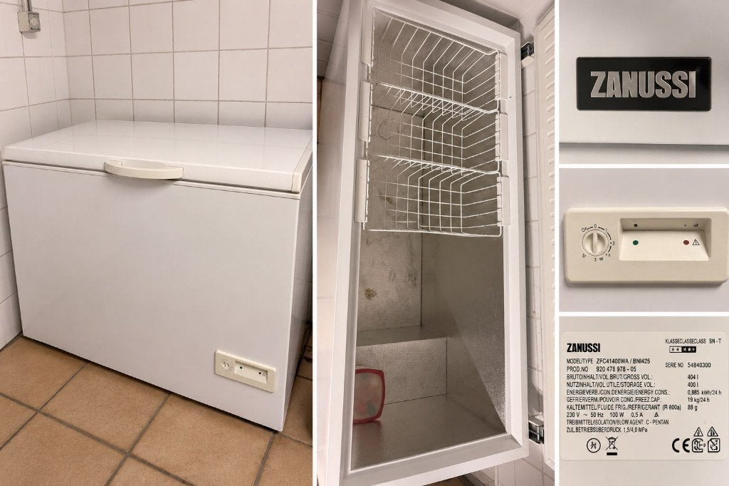 Zanussi diepvries – defect, Ophalen, Niet werkend, Vrijstaand, Vrieskist